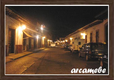 calle Ramos - Pátzcuaro de Noche